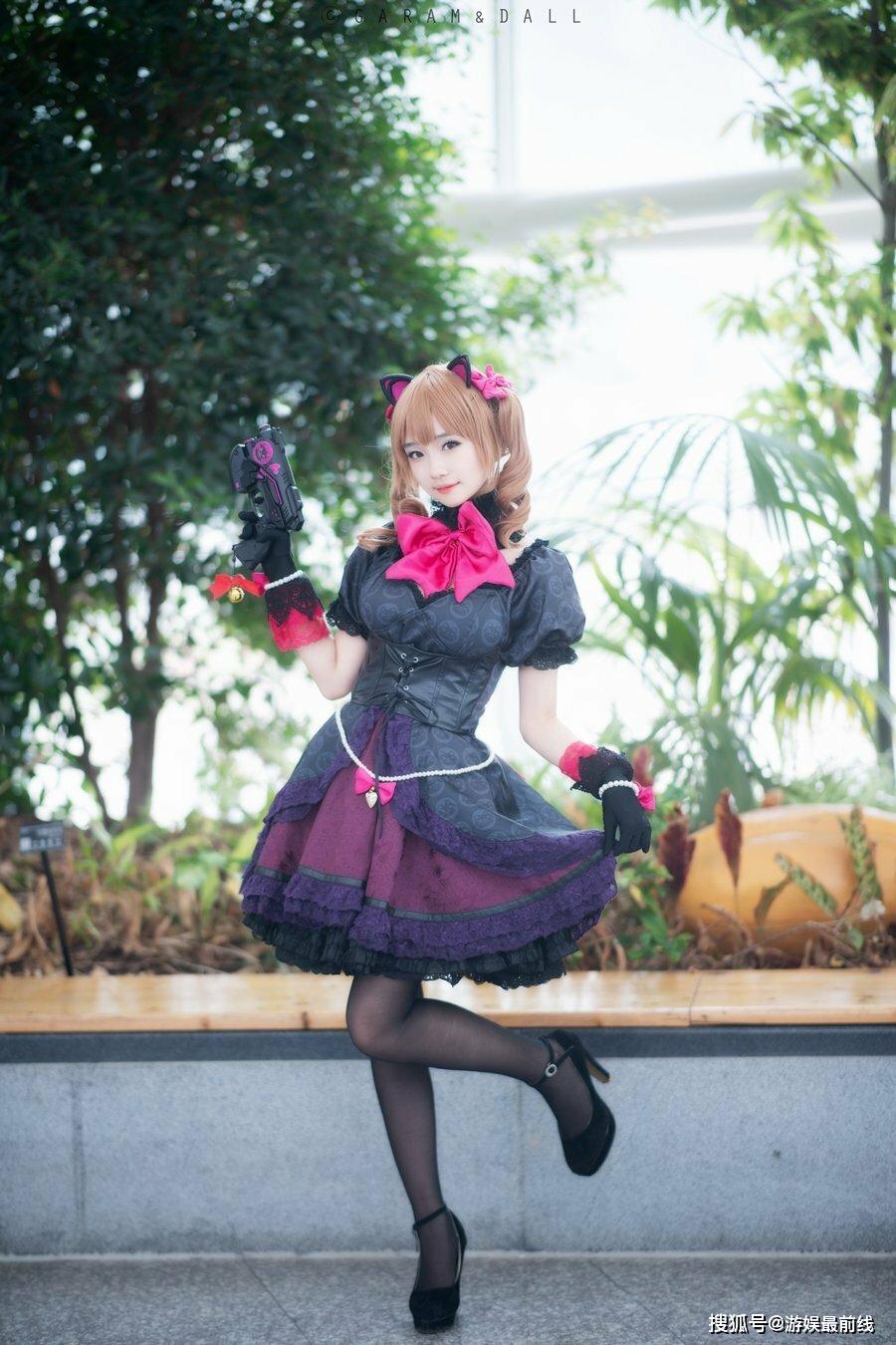 《守望先锋》d.va黑猫cosplay,可爱得夺走你的心