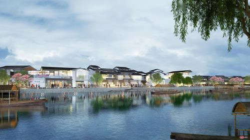 霞客岛生态城:建在轻轨旁的湿地文旅大盘
