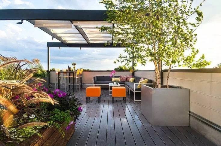 11个现代风花园露台打造一个人人称赞的现代美宅休闲娱乐区