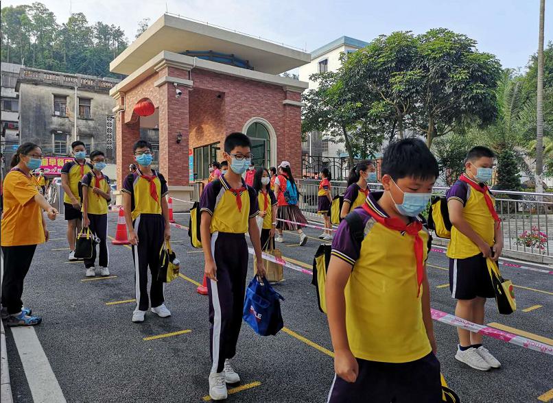 珠海2020年春季学期第二批学生, 全市高一高二,初一初二年级 和小学4