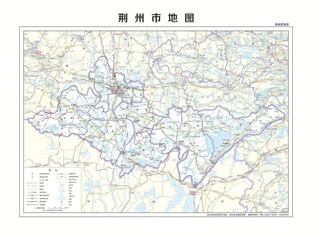 △荆州市地图要素版(点击图片可放大看)