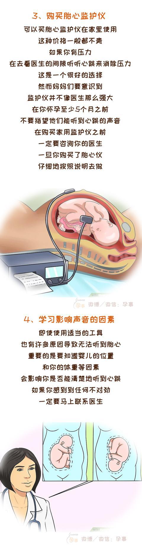 准妈妈必知的3种听胎心方法,守护宝宝必学技能