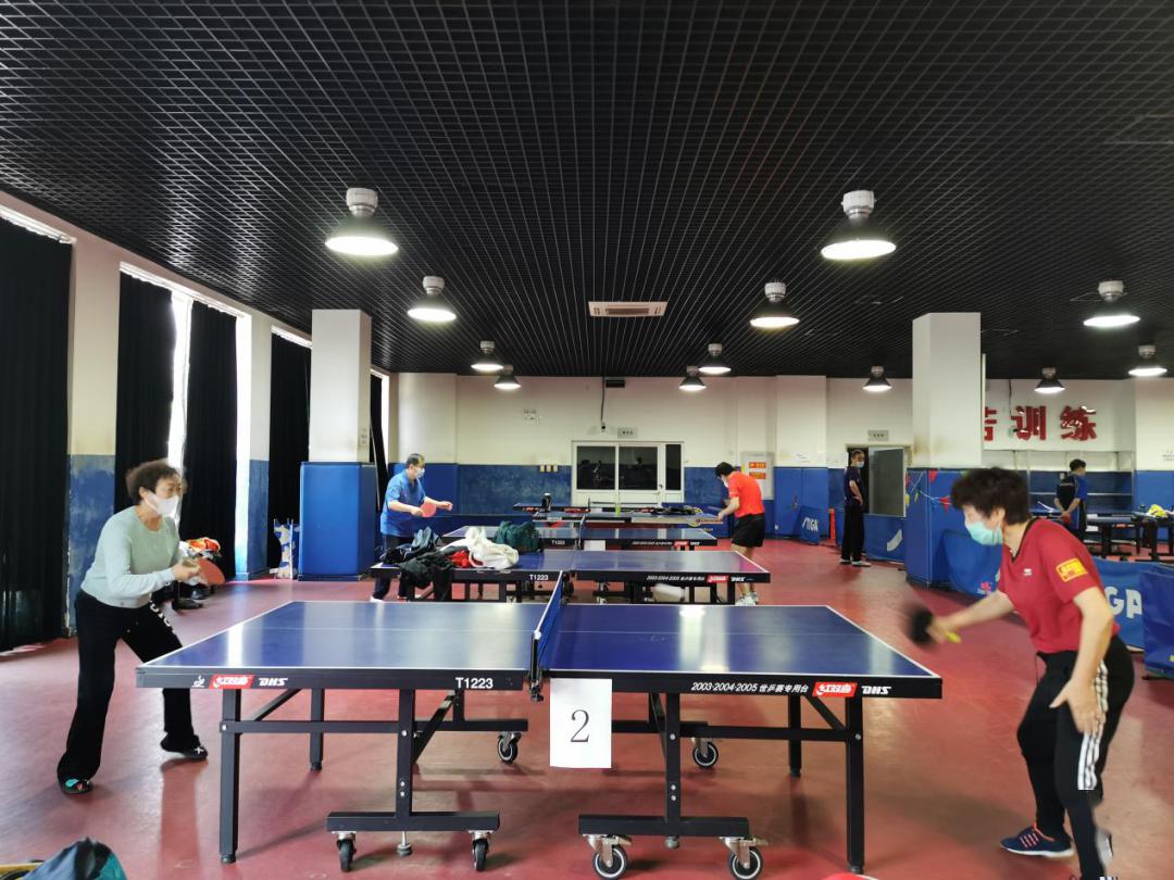 德胜体育中心乒乓球馆恢复开放安全有序
