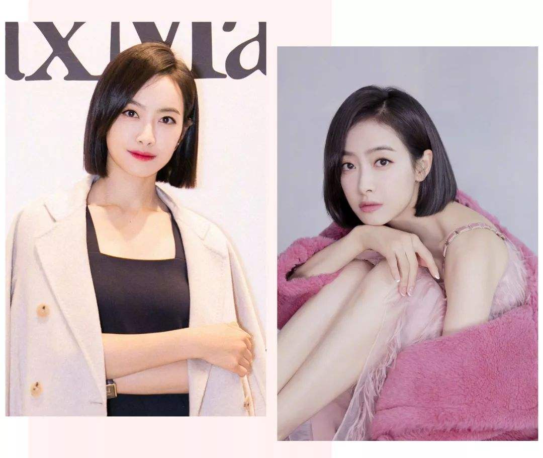 原创杨幂短发大片刷屏，刘雯的锁骨发更有高级感，女明星抛弃黑长直了
