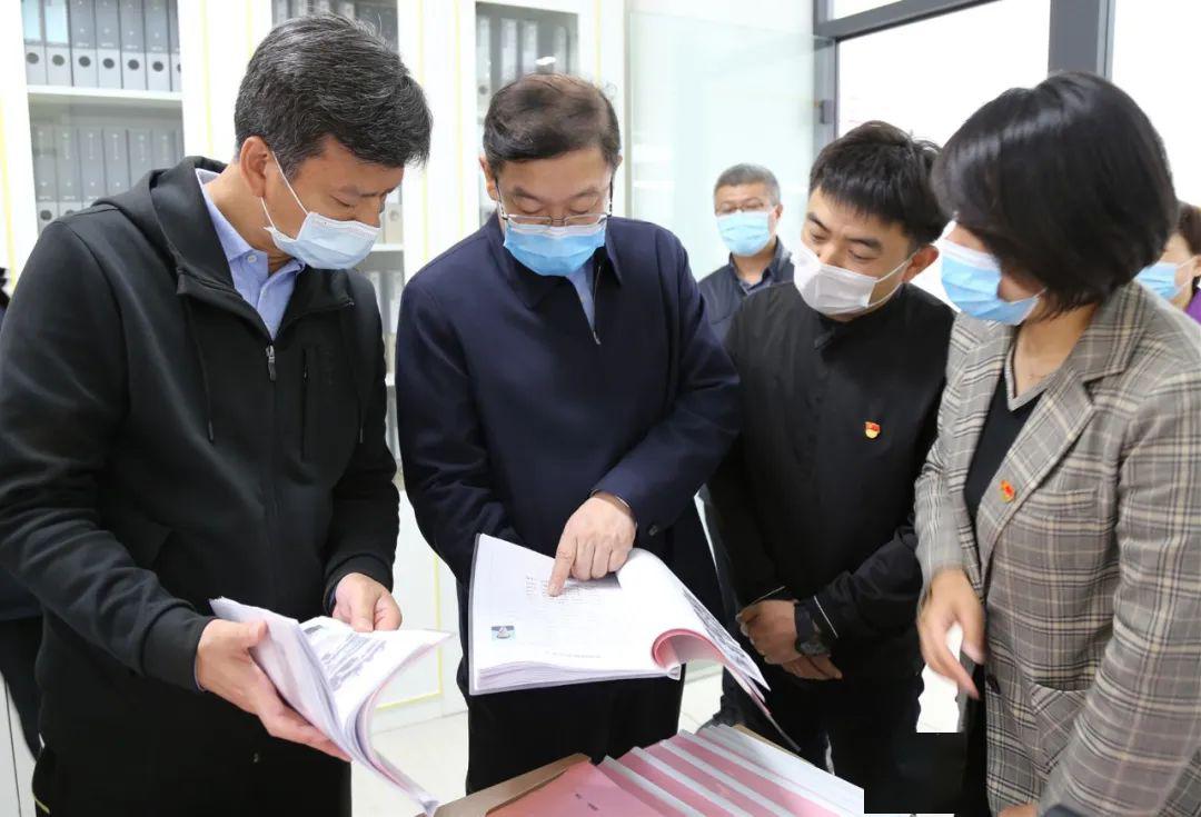 市委常委,组织部长刘立民深入向阳区调研