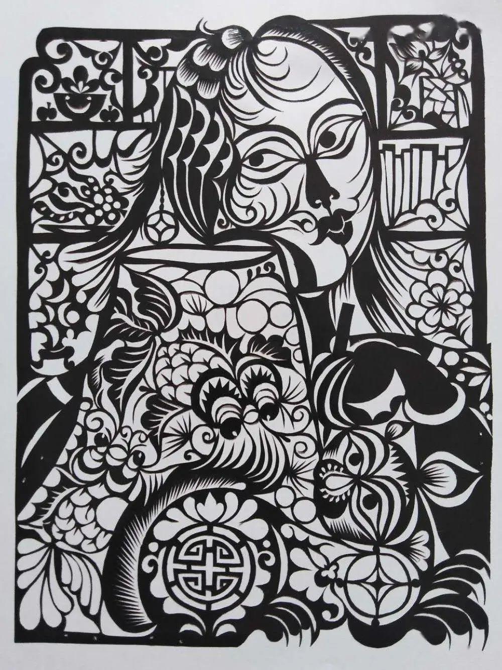现代剪纸艺术研究院发布抗疫情迎春暖花开剪纸艺术作品