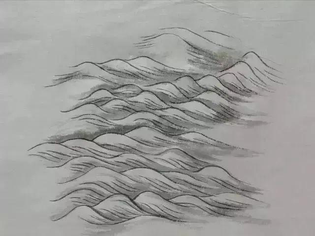 这几种水的画法,步骤清晰明了,绝对是你山水画创作的好参考