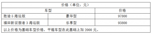皮卡行业“海王”上市。路虎海事版上市售价9.38万元