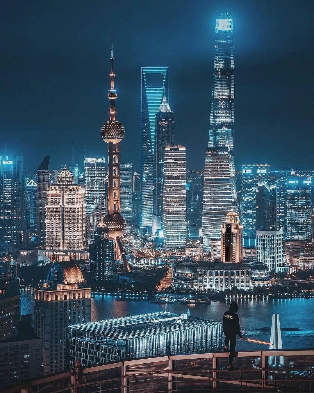 【旅游摄影】中国八大城市夜景航拍!