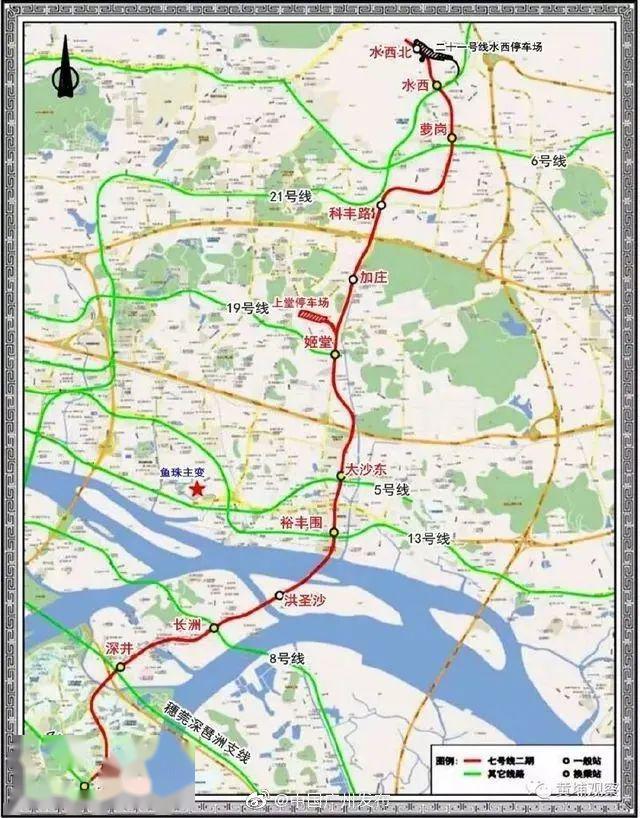 番禺南沙小伙伴注意咯7号线西延段18号线进度开挂