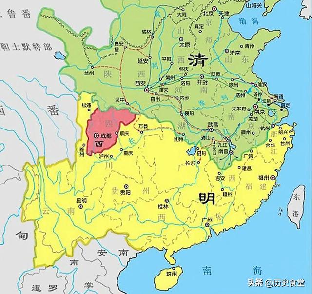 地图君:南明的版图被清朝一点点吃掉,最后仅剩台湾-搜狐大视野-搜狐