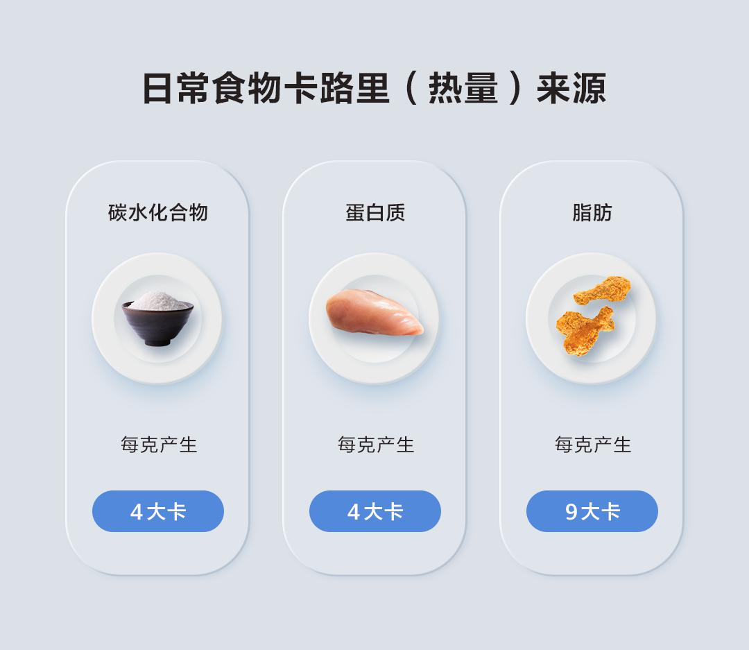 *为方便理解,本文统一用大卡表示热量.