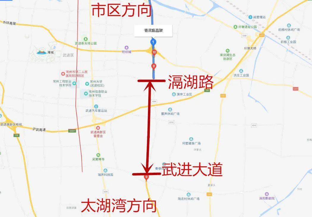 经常州完成审批常州滆湖路武进大道段将建高架真正实现青洋路快速化