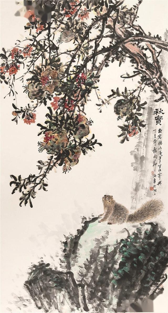 山花烂漫 | 刘海勇花鸟画作品欣赏