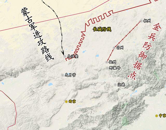 原创解析蒙古南侵:野狐岭大战!成吉思汗统兵南下,击溃金国40万大军