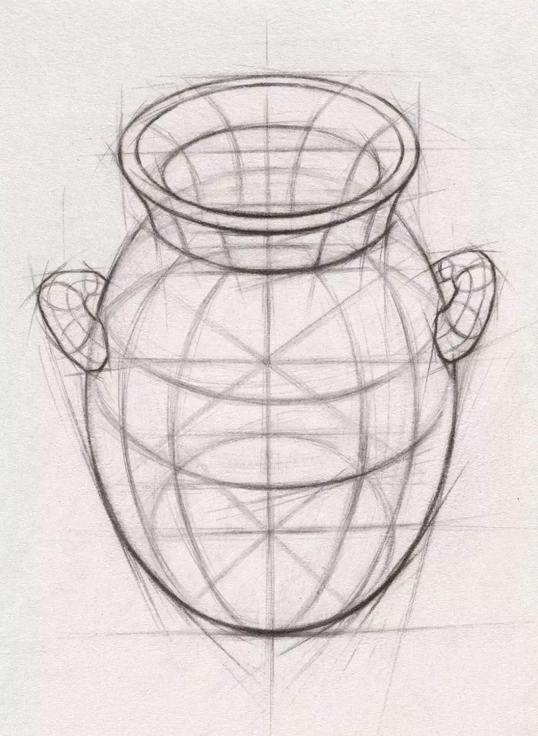 素描罐子的结构特征及