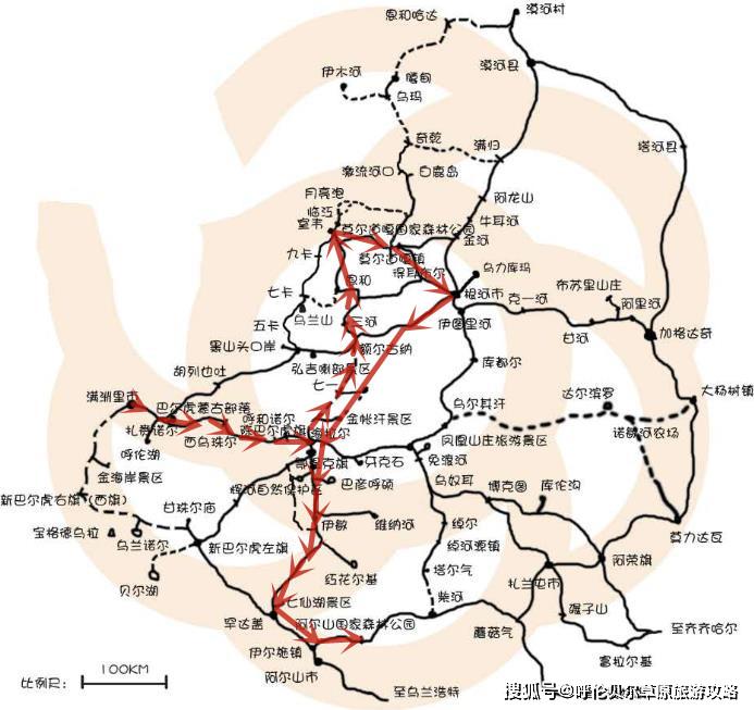 d7.海拉尔—呼伦湖(180公里)--套娃广场—国门景区—满洲里(20公里)