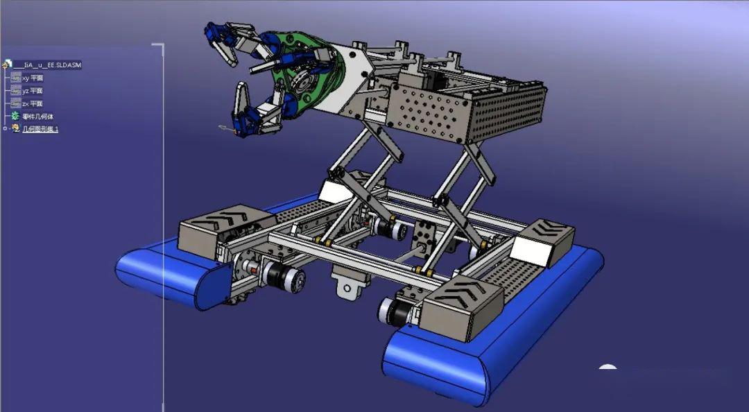 【机器人】robot-agv(京东物流机器人比赛作品)机器人车3d图纸 igs