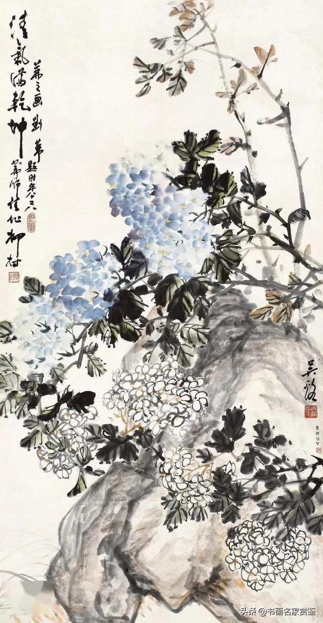 中国花鸟画大师现代浙派中国画首领人物吴茀之