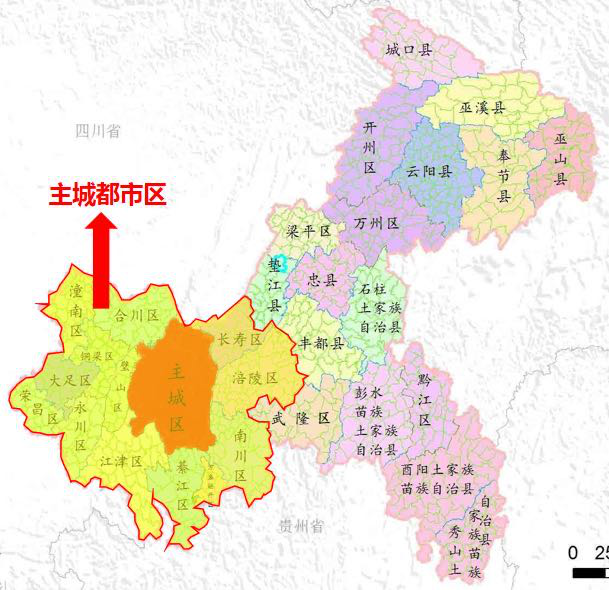 重庆one 重庆主城区扩围,中心地位不可撼动_城市