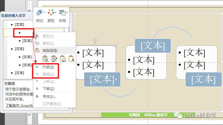 【ppt】使用 smartart 制作流程图