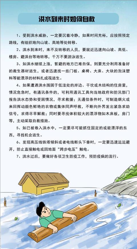 防灾减灾日水旱灾害如何防御自救