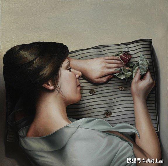 英国现实主义女画家,mary jane ansell,超写实油画作品欣赏