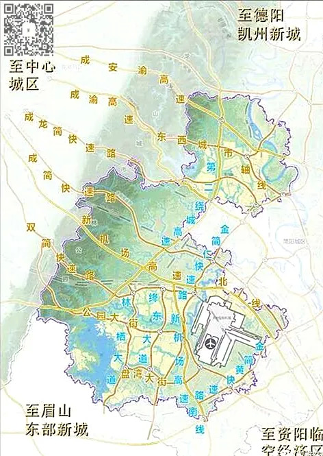 成部东部新区人口_成都东部新区彩色地图