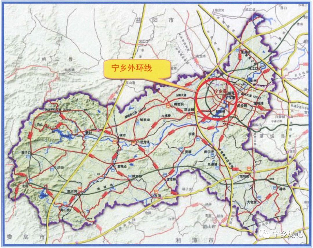 车站路等由于已进入宁乡市城区可考虑对接宁乡市规划按照城市道路