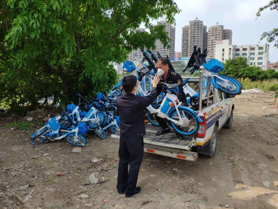手续不全,乱停乱放,这家共享电动车企业在厚街被罚了!