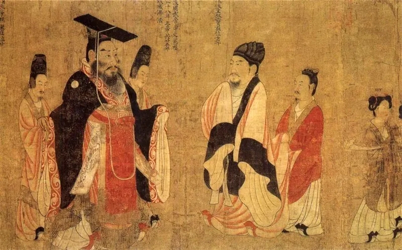 《历代帝王图》局部
