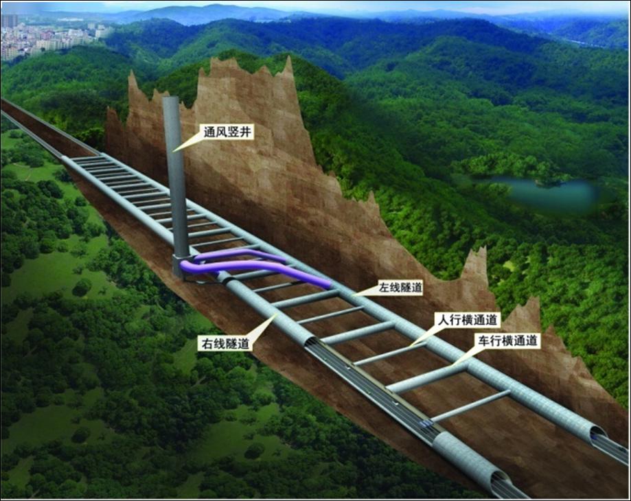 关注坪盐通道这里有座国内最大规模市政隧道竖井