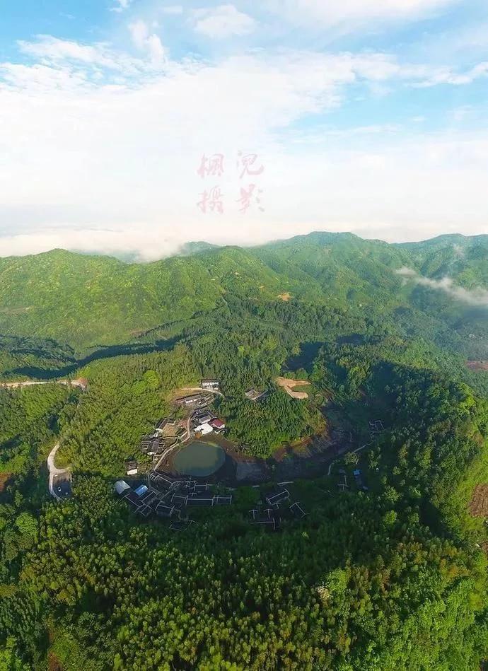 一个建在火山口的古村落——三明明溪翠竹洋