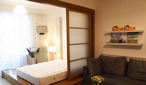 原创多种风格的客厅隔房间效果图,让你家里多出一个卧室!