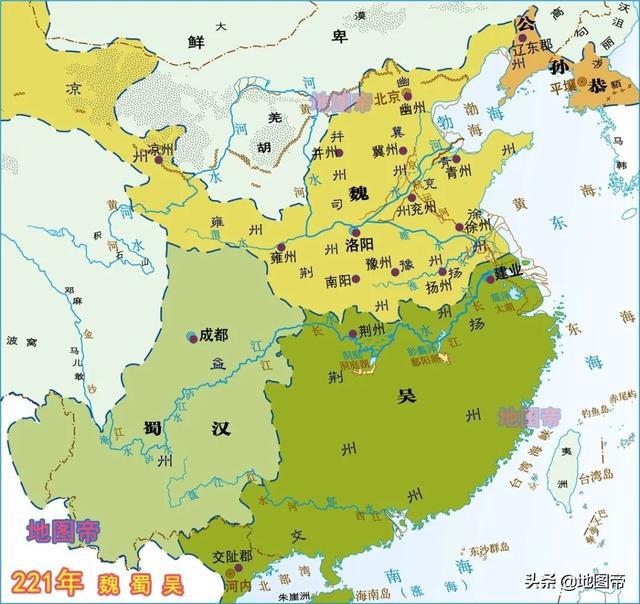 地图上的三国(15幅地图)