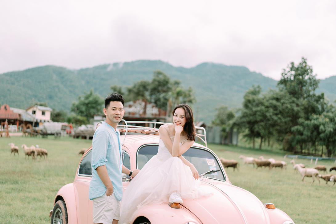 网红情侣打卡“心田花开”，上演“初夏限定版”花田物语_花海