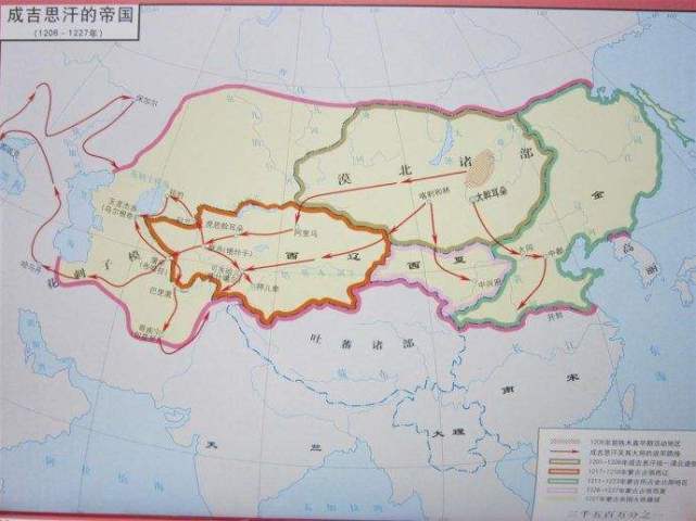成吉思汗时期蒙古人口_蒙古成吉思汗时期地图