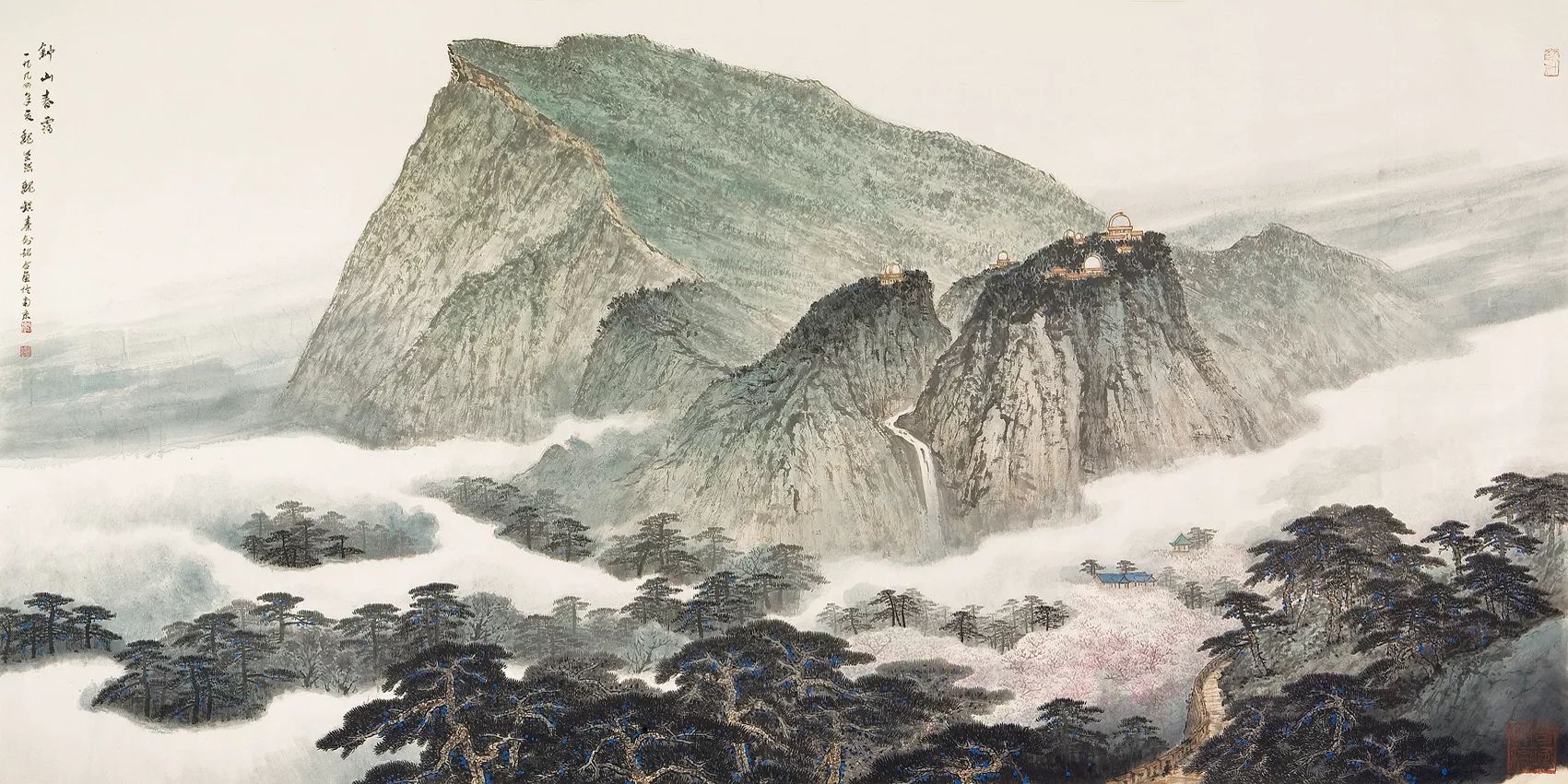 魏紫熙国画山水画,白应斌山水画,逸舟山水画_大山谷图库
