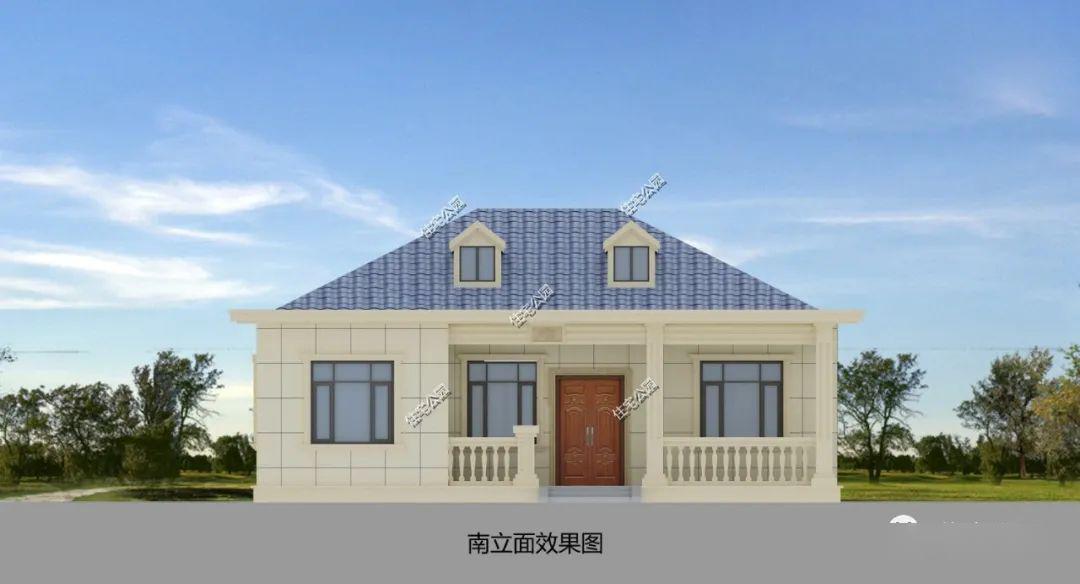 养老房还是一层好,12×10米舒适小平房,20来万盖一栋