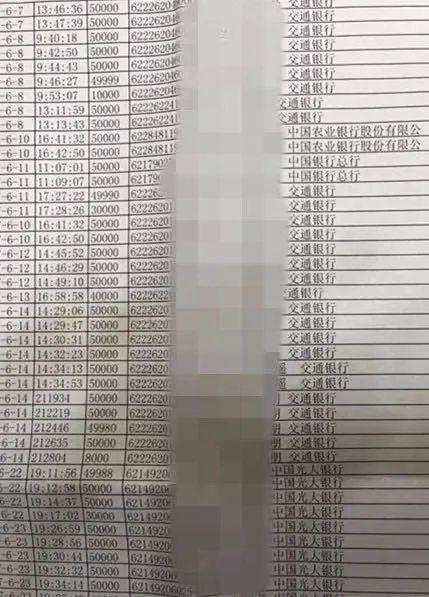 且互相之间信息不共享，这就使得很多人可以做到以开账户、卖账户为生。警方调取的骗子账户转账记录，骗取的