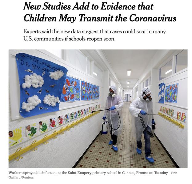 医学界|必读|全球医学界非常担忧新冠病毒感染儿童和学生