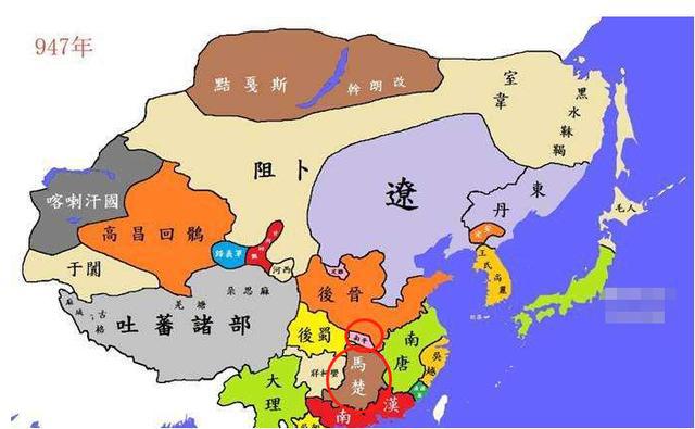 五代楚国人口_五代楚国地图