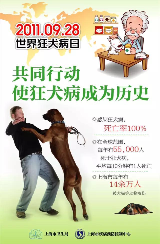 看这些狂犬病海报,加深你对狂犬病的了解_疫苗