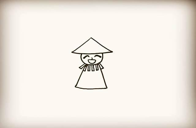 简笔画儿童简笔画之稻草人