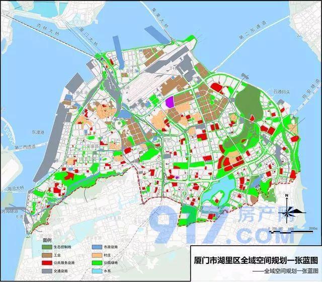 其实,早在2016年底,当时的厦门规划委公布的《湖里区全域空间规划一