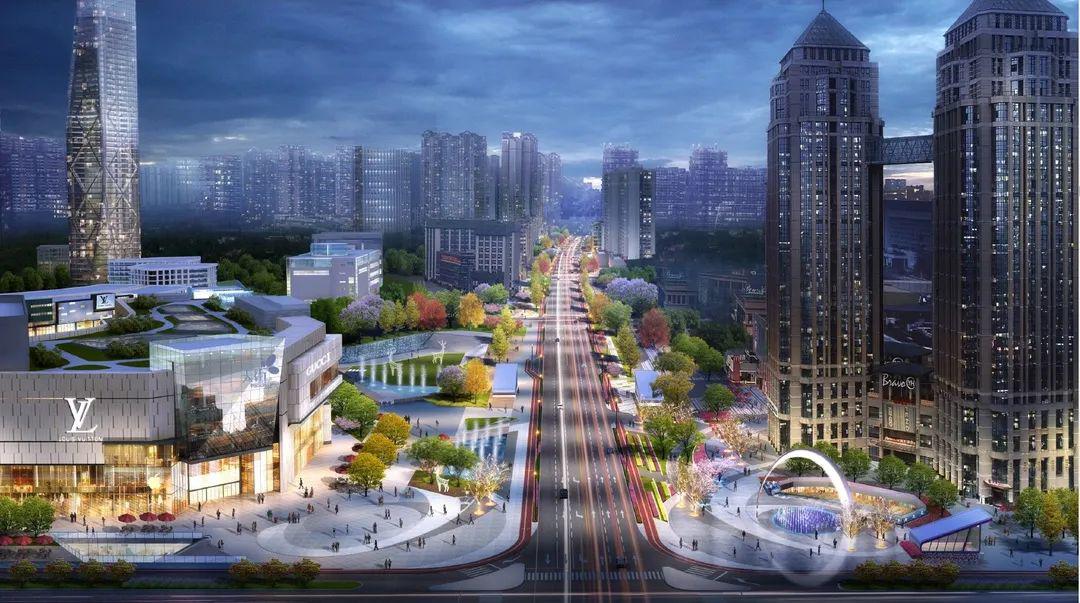 郫都望丛中路提档升级改造规划图来了!_大道