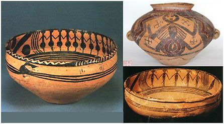 大汶口文化中的陶器半坡绳纹陶器司马迁根据古代文献记载,在《史记