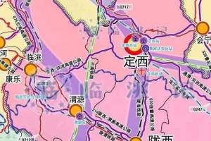 兰汉高铁临洮段线    附:站点线路图