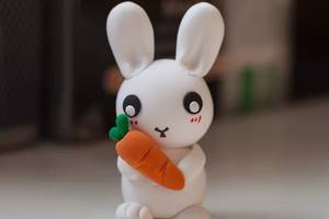罗弗超轻粘土教程 — 可爱小兔子超轻粘土动物制作图解
