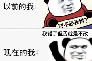 以前的我 vs 现在的我【表情包】